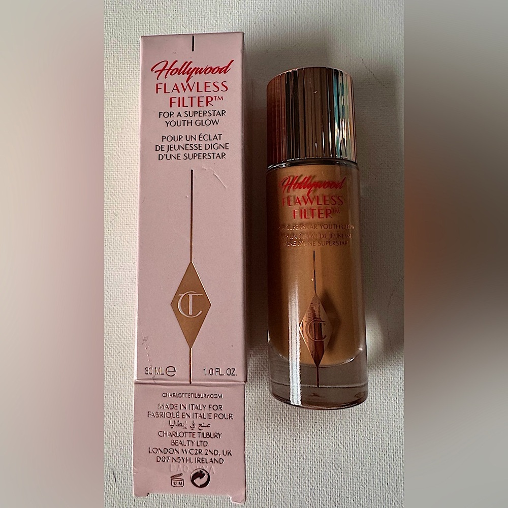 Charlotte Tilbury Hollywood Flawless Filter – Shade 5.5 Tan – Full Size (NIB)